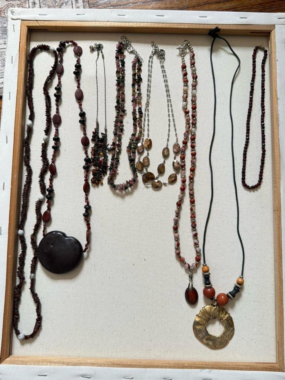 🤎 Lot of Statement Necklaces – Brown & Earth Tones 🤎